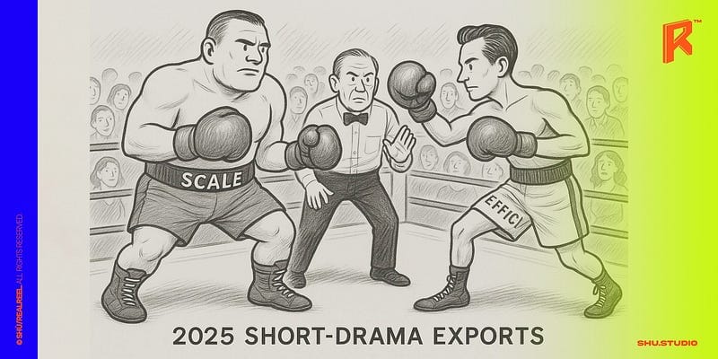 Friday Briefing | 2025’s Vertical Short Drama Export: Scale Behemoths vs. Precision Hunters