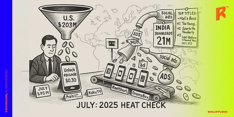 July 2025 Vertical Short Drama Market + August Heat Check