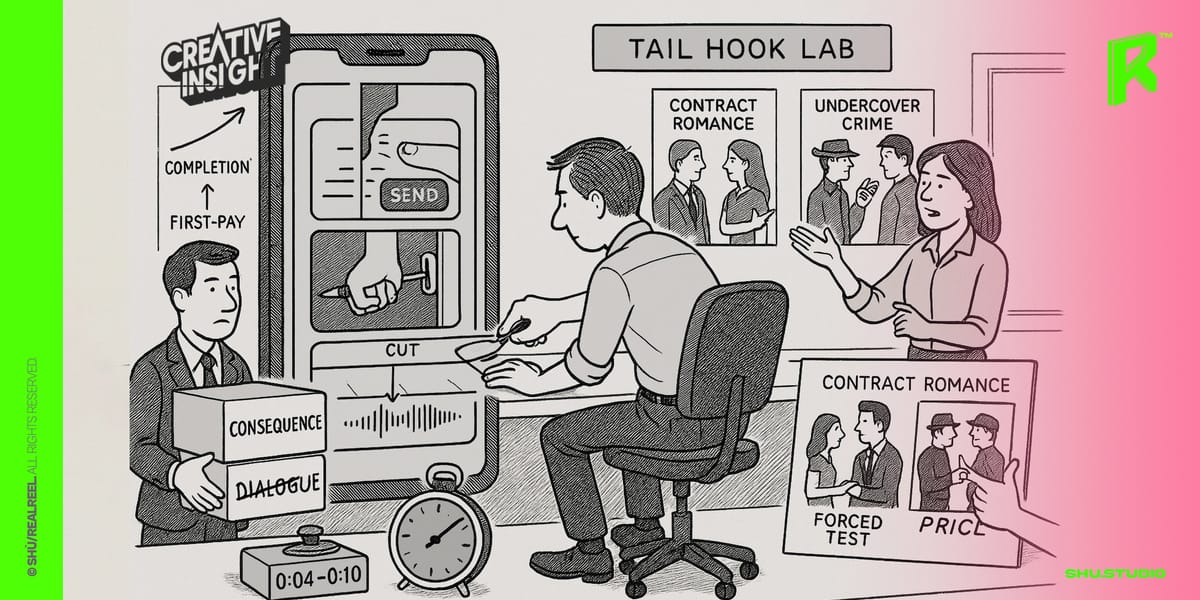 Cut on Consequence: Tail Hooks That Drive the Next Tap