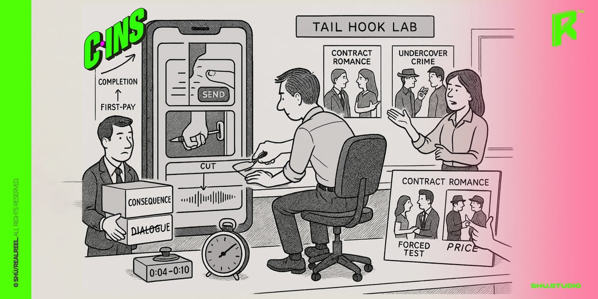 Cut on Consequence: Tail Hooks That Drive the Next Tap