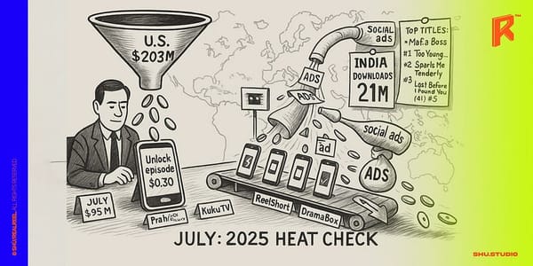 July 2025 Vertical Short Drama Market + August Heat Check