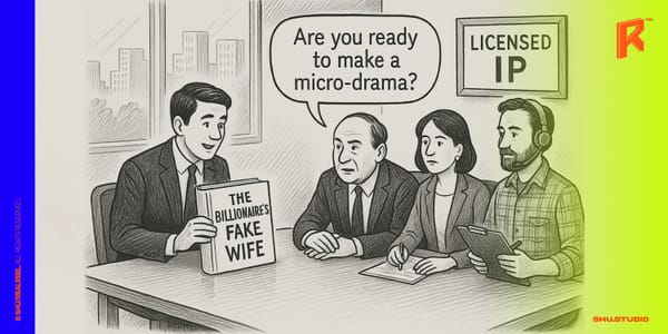 Vertical Micro Drama Weekly: ReelShort starts buying IP and hiring real producers; Hollywood’s JV…